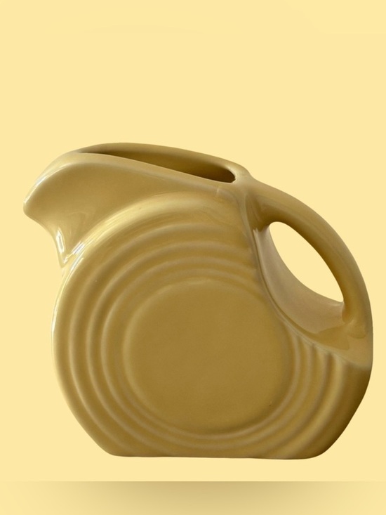 Fiestaware Other - Fiesta Yellow Miniature Disk Pitcher
